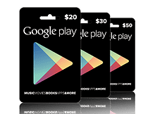 Google Play Store - Gift Cards