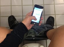 Phone On The Toilet - Did You Wash?