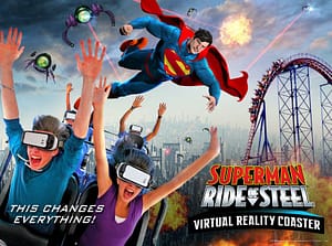 Superman Virtual Reality Roller Coaster Ride